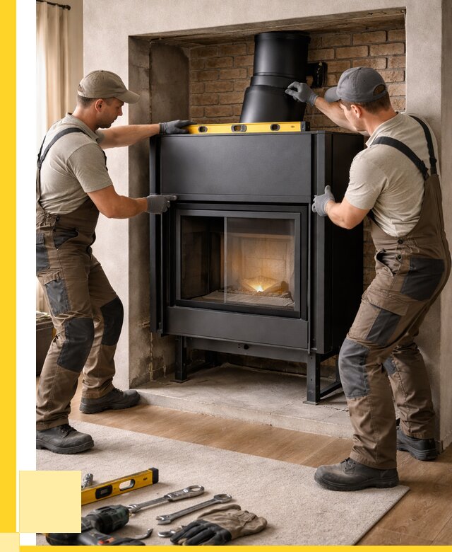 Установка каминных топок в Новороссийске под ключ от 18374 р. | ЭриданНвр