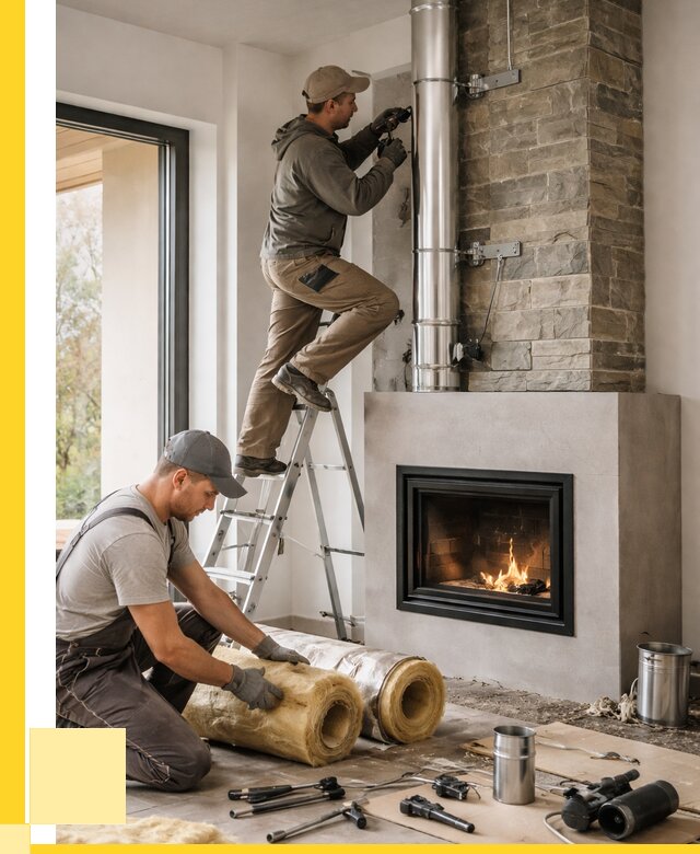 Монтаж дымоходов для каминов в Новороссийске от 15312 р. ЭриданНвр