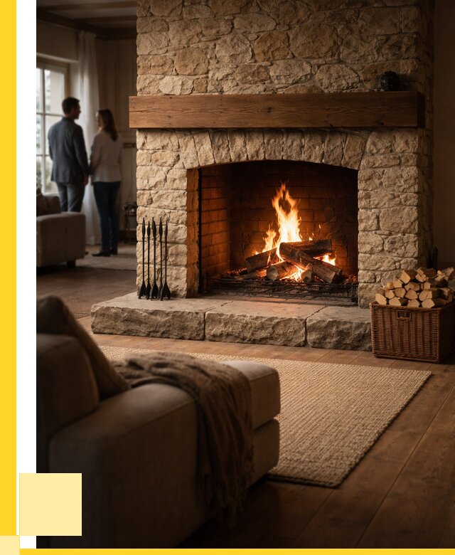 Открытые камины под ключ в Новороссийске от 153120 р. ЭриданНвр