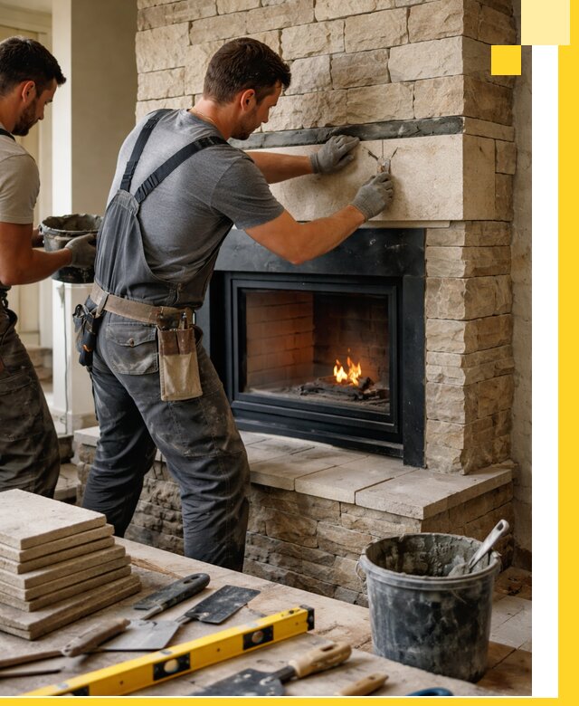 Проектирование и установка открытых каминов в Новороссийске