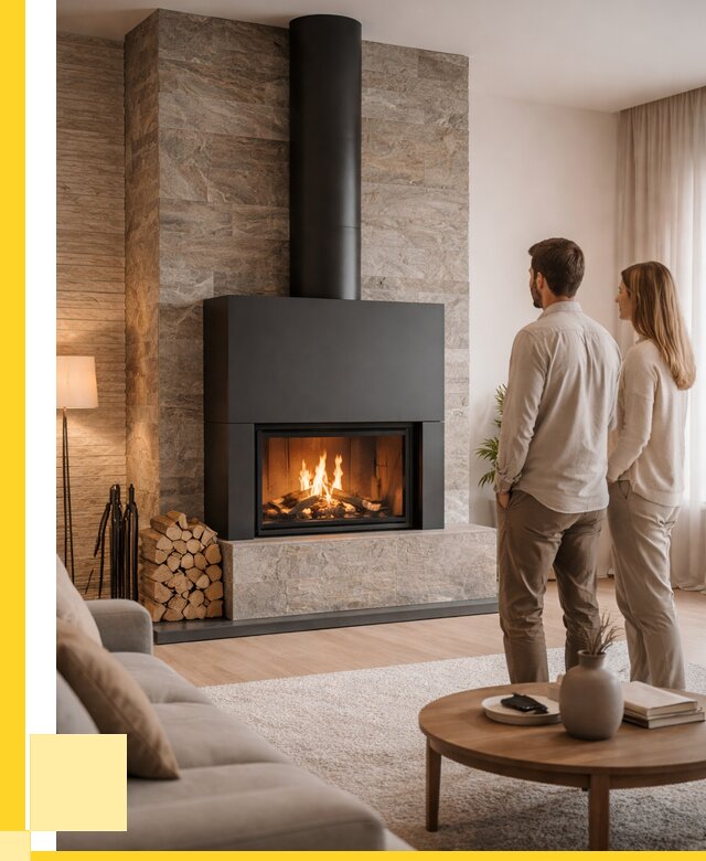 Закрытые камины под ключ в Новороссийске от 122496 р., ЭриданНвр