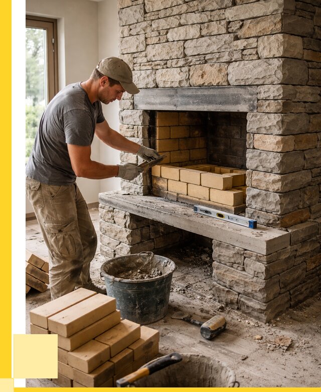 Кладка каминов и камина в Новороссийске от 25520 р. ЭриданНвр