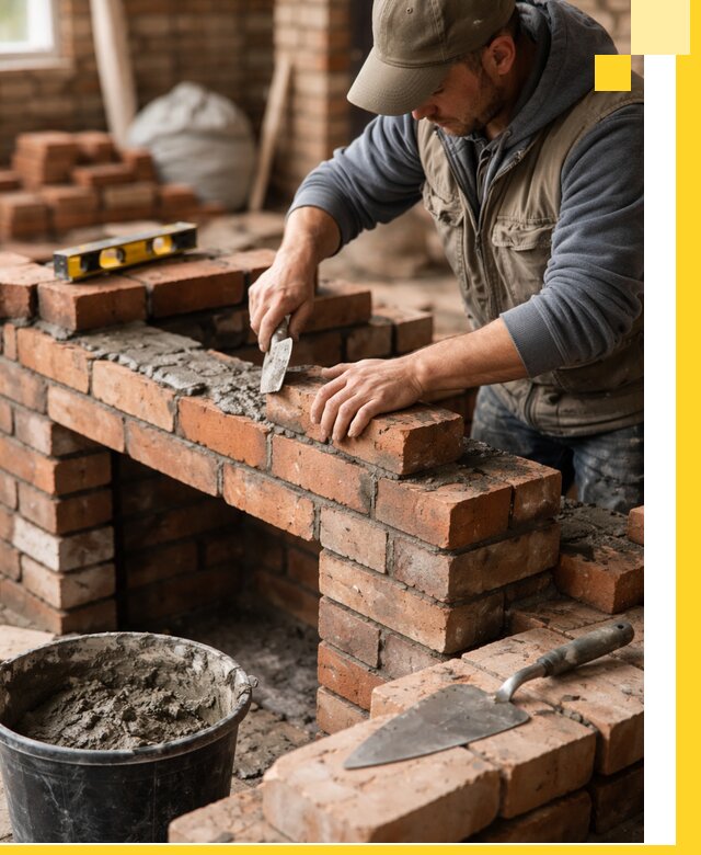 Кладка каминов под ключ в Новороссийске профессиональная отделка и монтаж