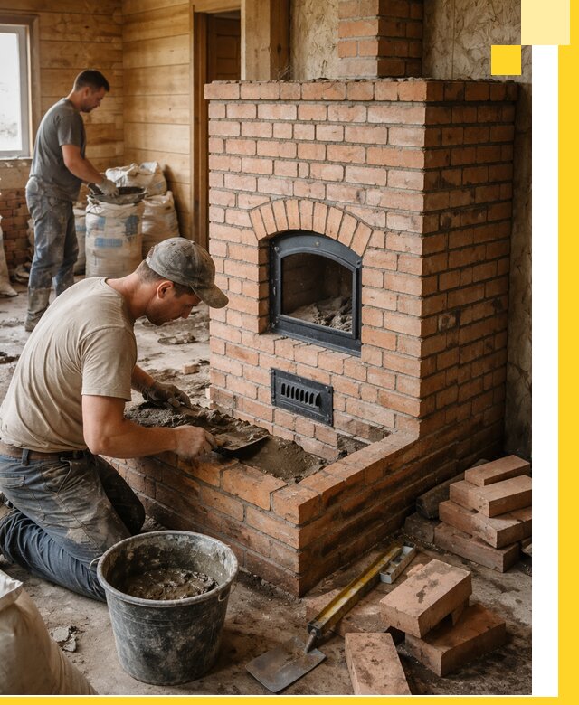 Профессиональное строительство печей в Новороссийске под ключ