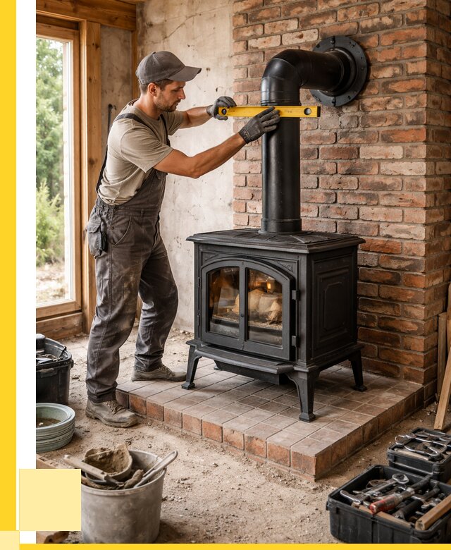 Монтаж печей установка банной печи в Новороссийске от 15312 р. | ЭриданНвр