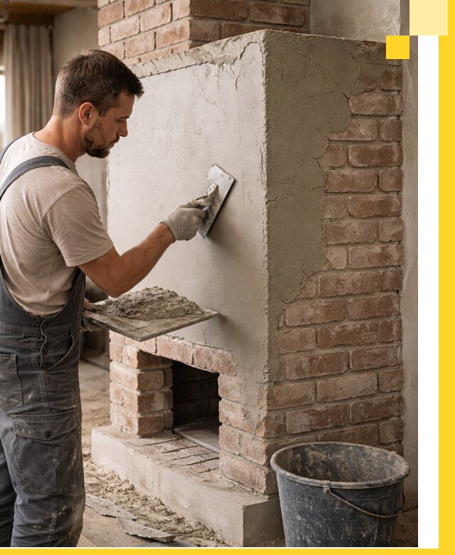 Отделка печей и облицовка каминов в Новороссийске под ключ