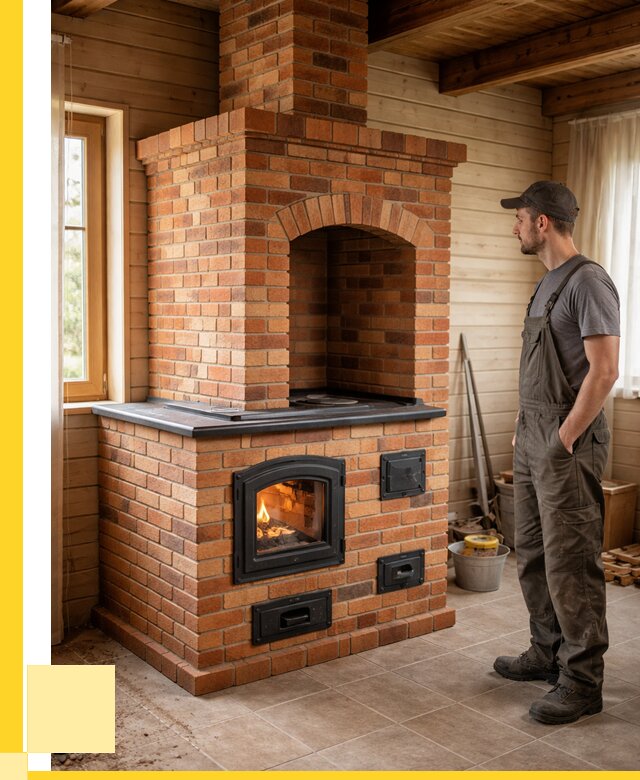 Кирпичные печи в Новороссийске: купить от 153120 р. | ЭриданНвр