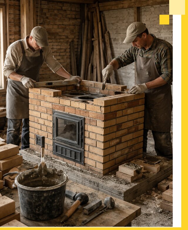 Изготовление и установка варочных печей под ключ в Новороссийске