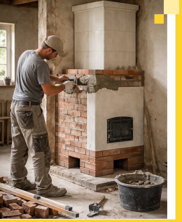 Изготовление и установка печей-голландок под ключ в Новороссийске