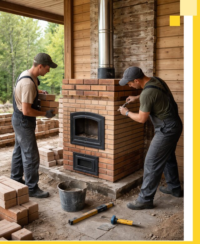 Производство и установка дачных печей под ключ в Новороссийске