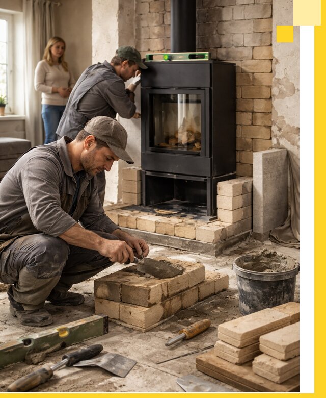 Печи и камины под ключ: проект, установка в Новороссийске