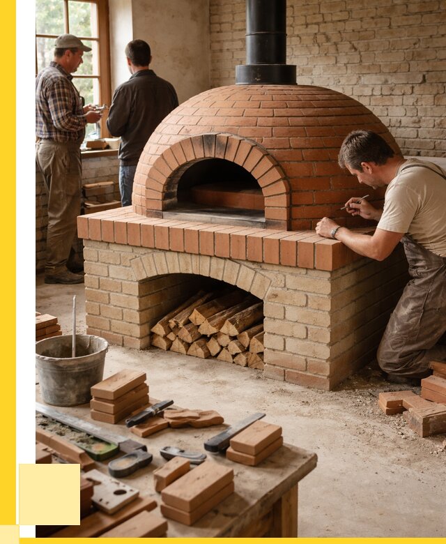 Помпейская печь дровяная для пиццы в Новороссийске | ЭриданНвр от 204160 р.