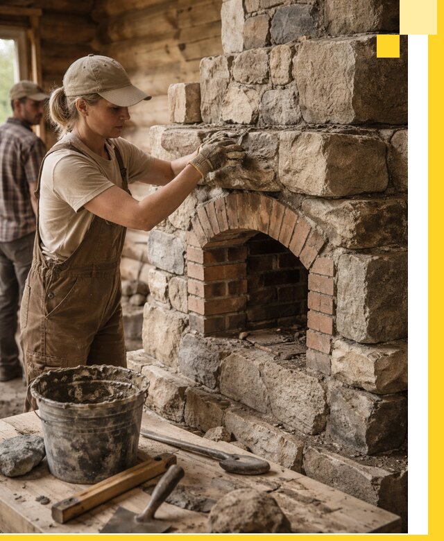 Каменные печи на заказ и монтаж в Новороссийске, долговечные решения