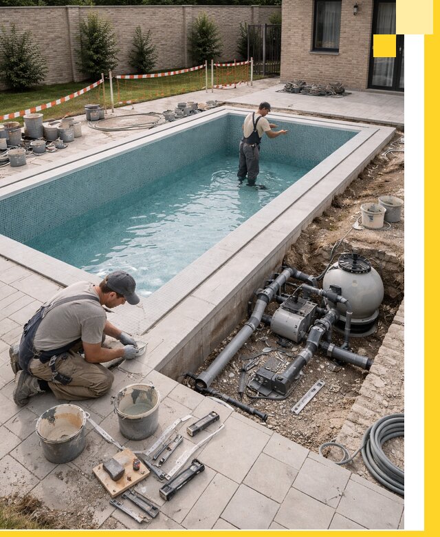 Строительство бассейнов под ключ в Новороссийске: проекты и монтаж