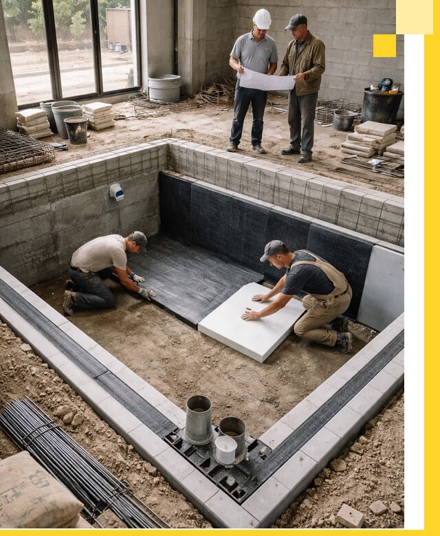 Проекты частных и общественных бассейнов под ключ в Новороссийске