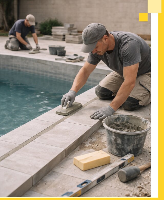 Отделка бассейнов в Новороссийске: декоративная отделка и гидроизоляция