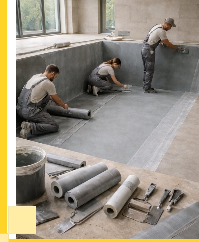 Гидроизоляция бассейнов в Новороссийске от 2042 р., ЭриданНвр