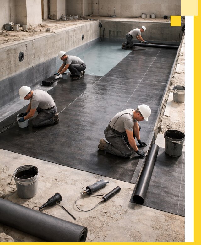 Профессиональная гидроизоляция бассейнов и чаш в Новороссийске под ключ