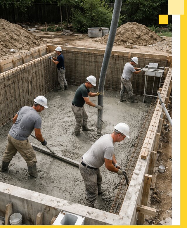 Строительство бетонных бассейнов под ключ в Новороссийске