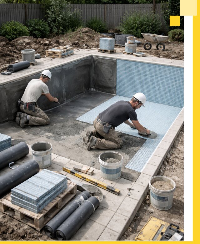 Проектирование и строительство стационарных бассейнов в Новороссийске