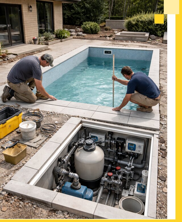 Строительство качественных домашних бассейнов под ключ в Новороссийске