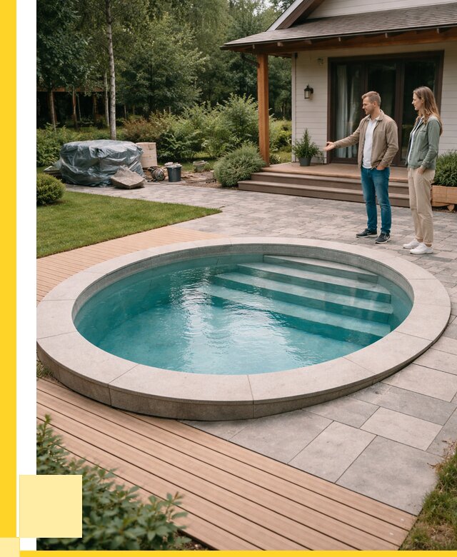 Бассейн на даче под ключ в Новороссийске от 204160 р., ЭриданНвр