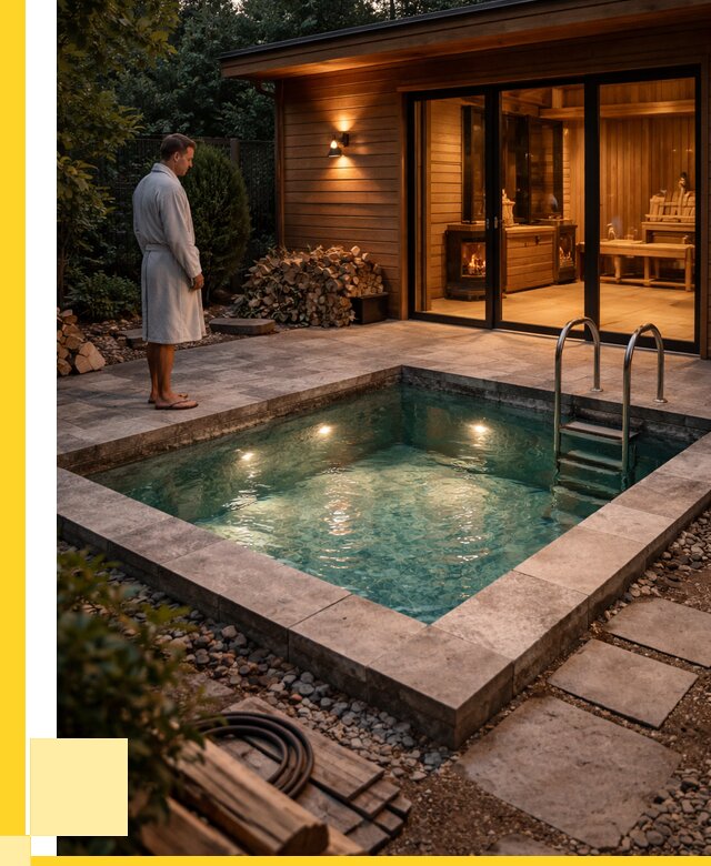 Бани с бассейном под ключ в Новороссийске от 96976 р. | ЭриданНвр