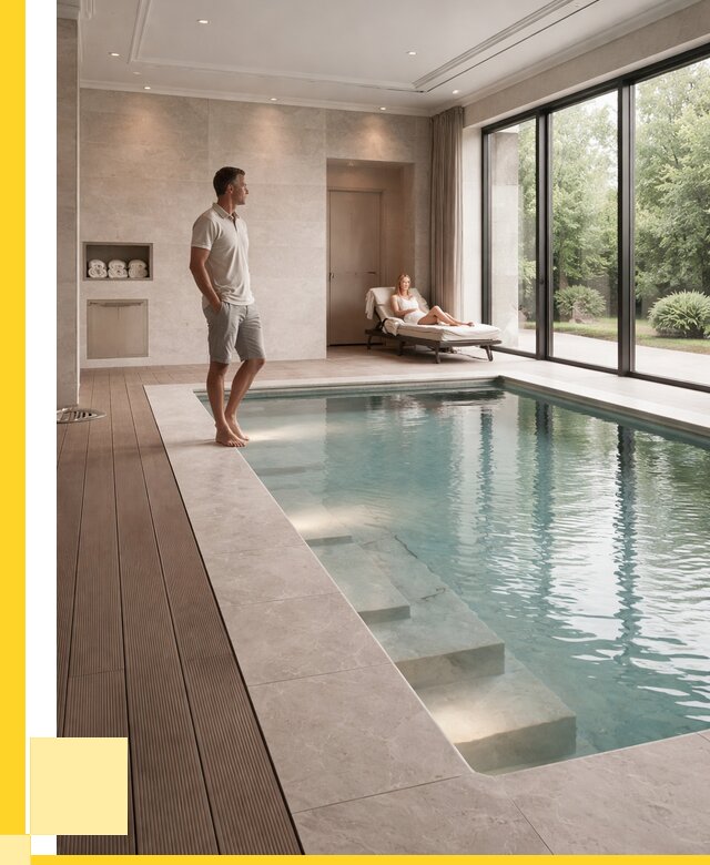 Бассейны в коттедже под ключ в Новороссийске от 1224960 р. | ЭриданНвр