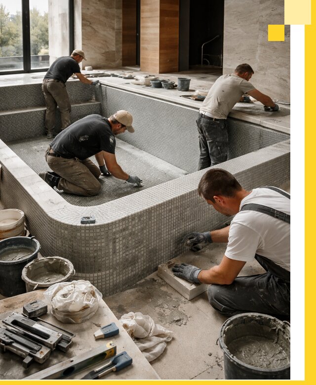 Строительство и установка СПА бассейнов под ключ в Новороссийске