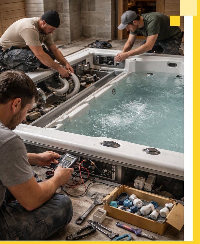 Гидромассажные бассейны под ключ в Новороссийске, дизайн и монтаж