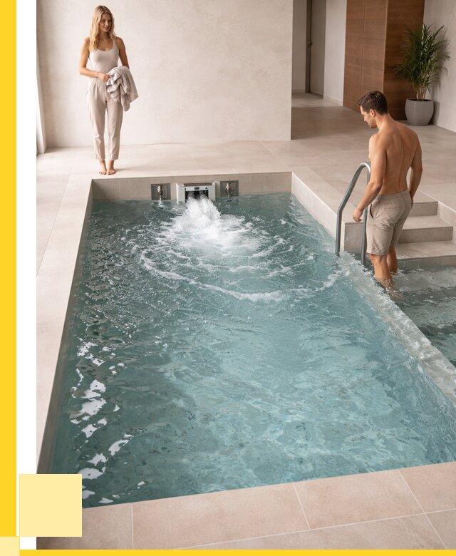 Бассейн с противотоком в Новороссийске от 255200 р. | ЭриданНвр