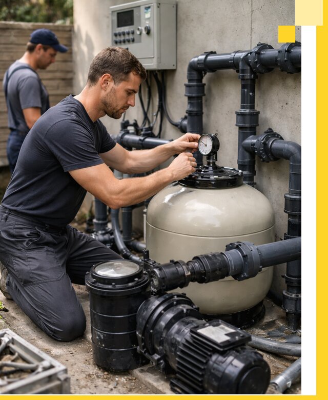 Поставка и монтаж фильтровального оборудования для бассейнов в Новороссийске