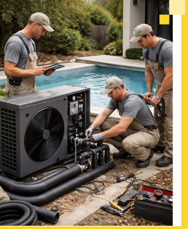 Проектирование и установка тепловых насосов для бассейнов в Новороссийске