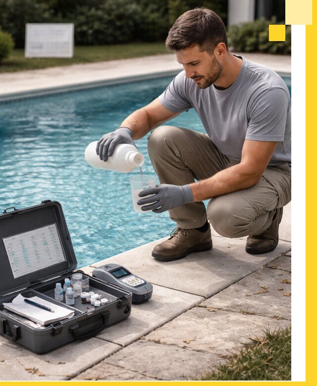 Профессиональная дезинфекция воды в бассейне в Новороссийске