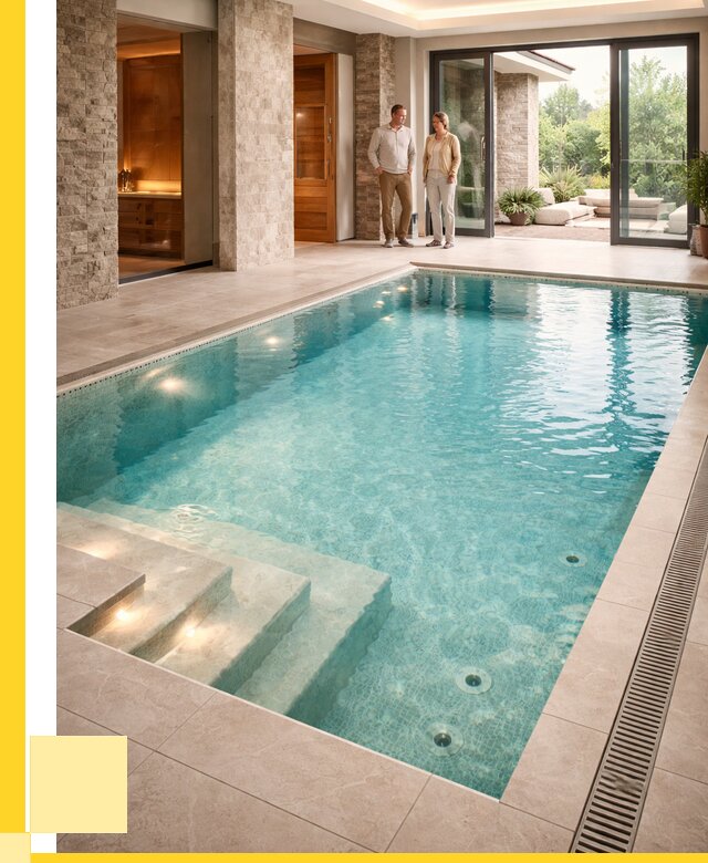 Бассейн во дворе в Новороссийске: проект, отделка от 1224960 р. | ЭриданНвр