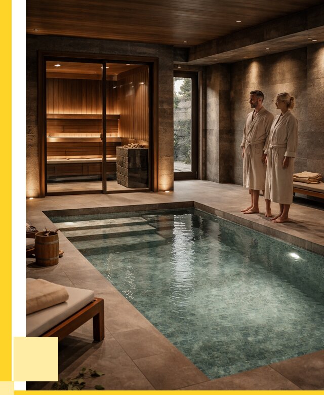 Сауна с большим бассейном в Новороссийске от 1224960 р. ЭриданНвр