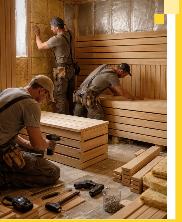 Профессиональное строительство саун под ключ в Новороссийске