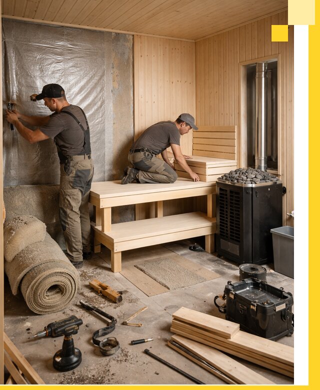 Проекты саун под ключ в Новороссийске дизайн и строительство