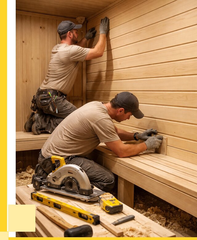 Обшивка саун вагонкой в Новороссийске от 2552 р. | ЭриданНвр