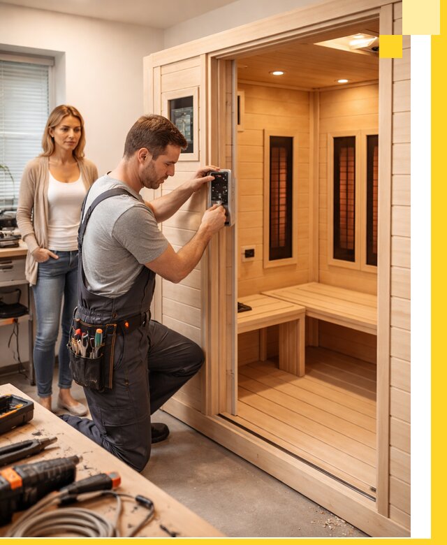 Инфракрасные сауны под ключ в Новороссийске продажа и установка