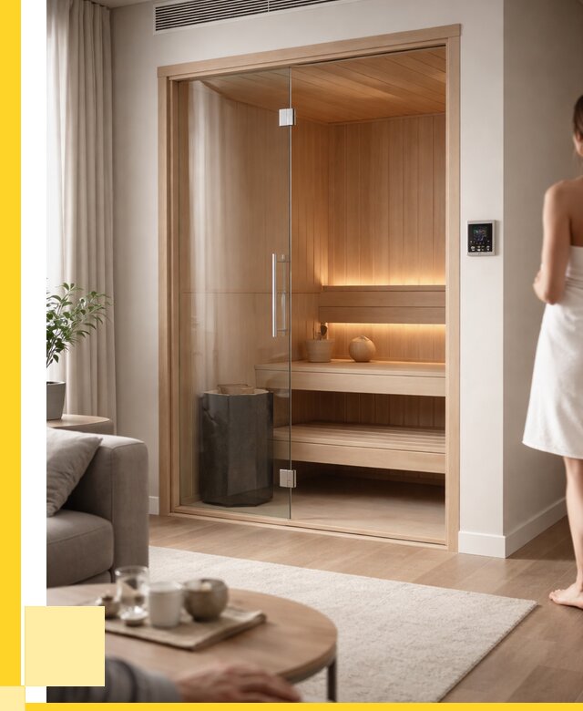 Сауна в квартире под ключ в Новороссийске от 122496 р. ЭриданНвр