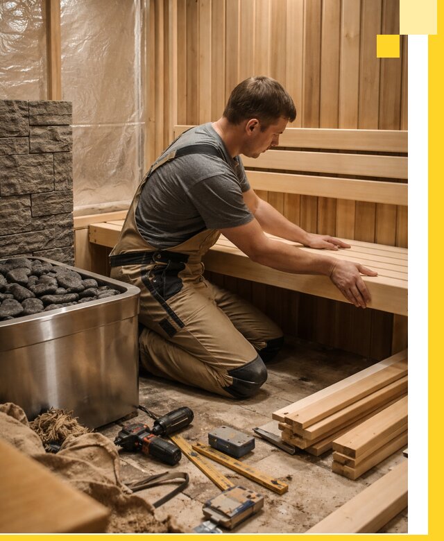 Сауны для дома под ключ с проектированием и монтажом в Новороссийске