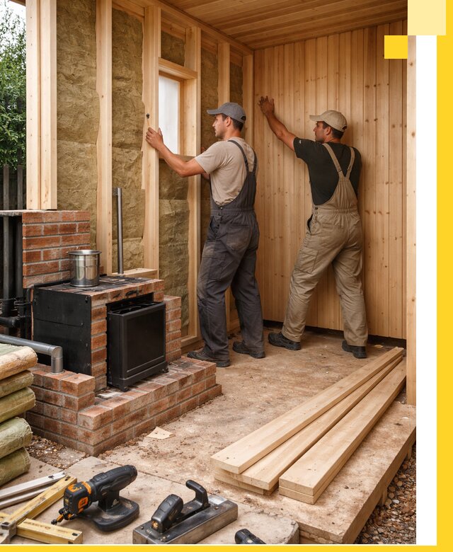 Строительство и установка дачных саун под ключ в Новороссийске