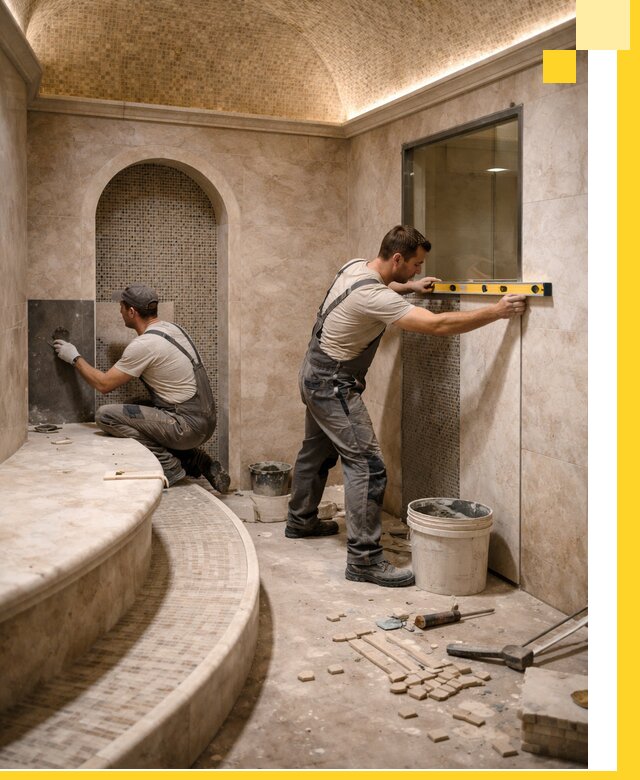 Проектирование и строительство саун с хамамом под ключ в Новороссийске