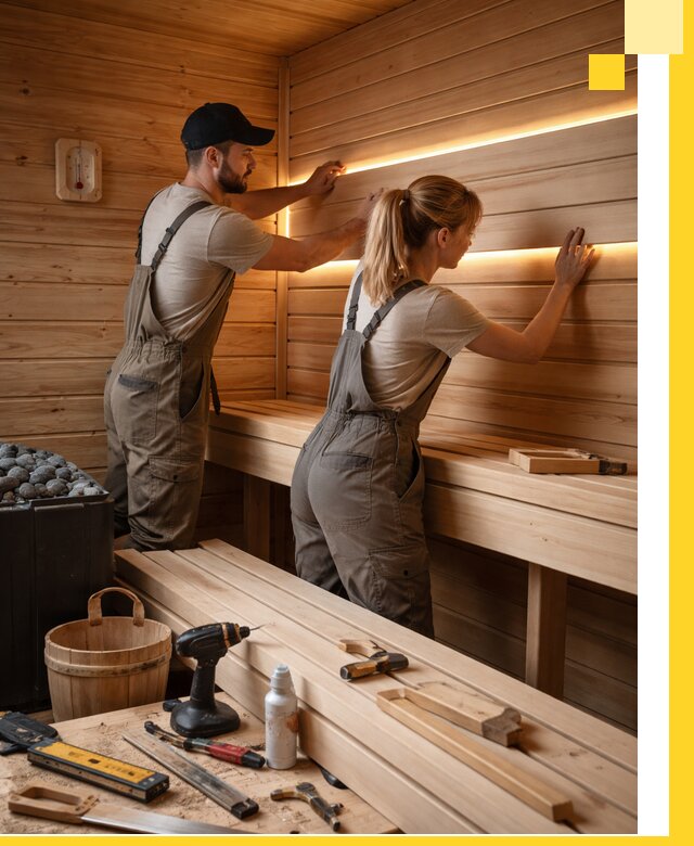 Дизайн саун и бань под ключ с индивидуальным проектом в Новороссийске