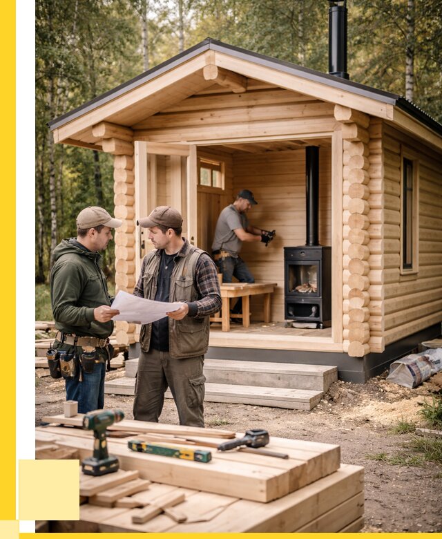 Монтаж бань под ключ в Новороссийске — от 204160 р. | ЭриданНвр