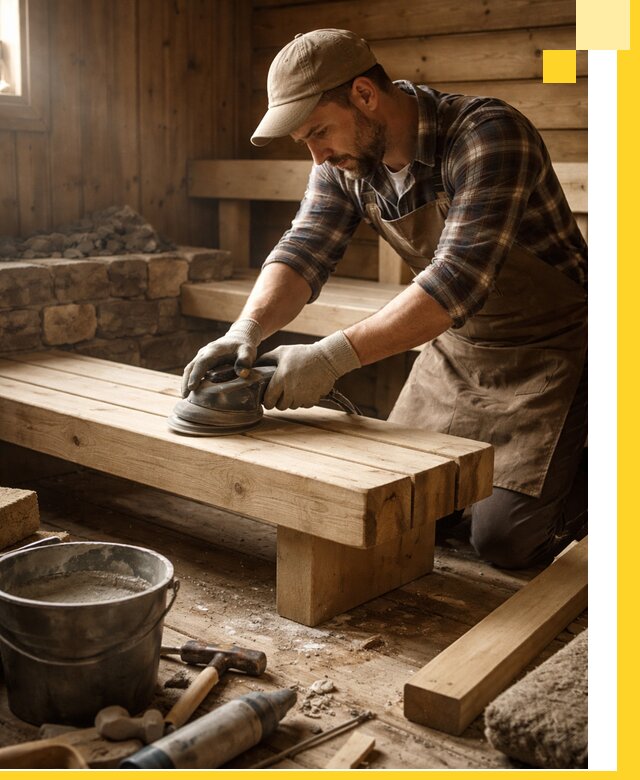 Ремонт бань под ключ в Новороссийске с гарантией качества и сроков