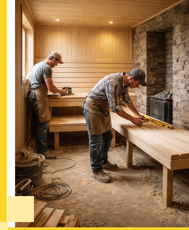 Отделка бани в Новороссийске: внутренняя отделка от 3062 р. | ЭриданНвр