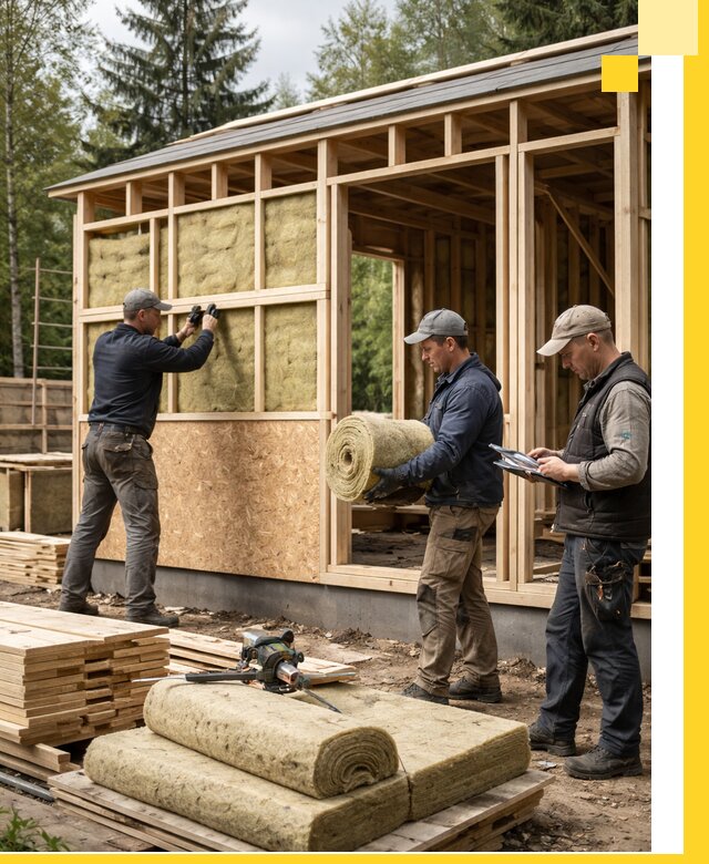 Проектирование и строительство каркасных бань в Новороссийске под ключ