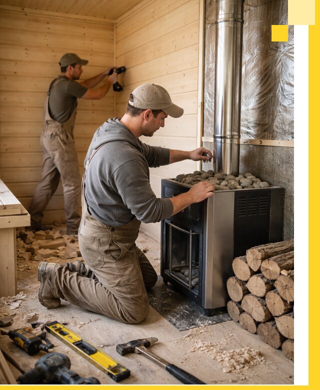 Строительство деревянных бань под ключ в Новороссийске проекты и монтаж